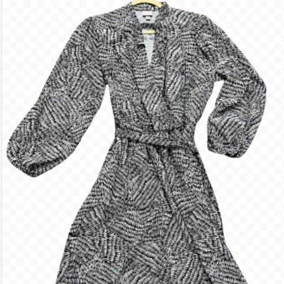 A New Day Women's Maxi Dress - Black/Cream Size XXL - Picture 2 of 11